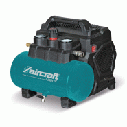 Compresseur silencieux sans huile cuve 6 L 0,9 kW / 1,2 Ch 221 L/min 8 bars 230V Aircraft AIRBOY SIL 221 OF E