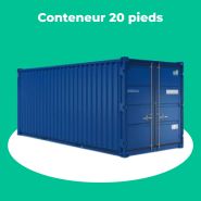 Conteneur de stockage 20 pieds Neuf, plus léger que le maritime_1