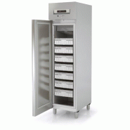 DOCRILUC Armoire A Casiers - 5/-1 - 540X730 X2075 - 1 Porte Pleine - Livree Avec 7 Bacs 400X600X120 - Capacite 409L - 230/1/50 AP-55 - Acier inoxydabl