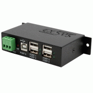 EXSYS EX-1163HMS Hub métal USB 2.0, 4 ports, Protection contre les surtensions ESD de 15KV_0