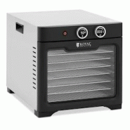 Helloshop26 - Déshydrateur alimentaire professionnel 8 étages 26 litres 800 watts verre trempé acier inoxydable 304 argent métallisé 14_0008890 - Helloshop26 - Déshydrateur alimentaire professionnel 8 étages 26 litres 800 watts verre trempé acier inoxydable 304 argent métallisé 14_0008890 -