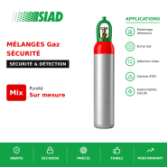 Mélanges détection gaz et sécurité SIAD - calibration détecteurs toxiques/inflammables (mono-gaz, 4 gaz, multigaz) - conditionnement LIGHTCYL