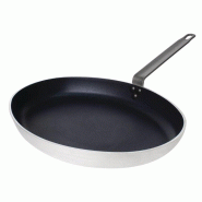 Poêle ovale en aluminium PRO 2,3 Litres, (L)360 x (P)250 x (H)107 mm, avec revêtement teflon antiadhésif, compatible tous feux