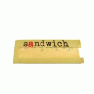 Sac sandwich kraft à fenêtre 33 gr impression ppt - 12 + 5 x 33 cm (1000 unités) - multicolore papier 120330KBFPPT Sac sandwich kraft à fenêtre 33 gr impression ppt - 12 + 5 x 33 cm (1000 unités) - multicolore papier 120330KBFPPT