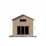 Studio de jardin - maison de jardin - avec ossature bois vannes 37 m²