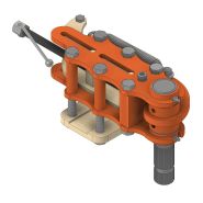 Support pivotant mécanique modulaire