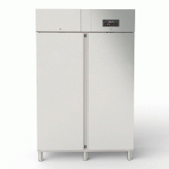 Vaiotec Réfrigérateur TOPLINE / 2 portes GN 2/1, 1350 x 850 mm - argenté Acier inoxydable 18/10 10284