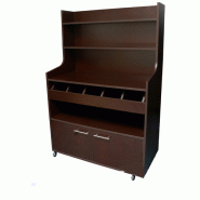 Vaisselier brasserie haut - sur roulettes - fabrication française - 110x59x159 cm Vaisselier brasserie haut - sur roulettes - fabrication française - 110x59x159 cm