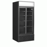 Vitrine réfrigérée noire Noir RAL9005 - 462 L | Tefcold - FSC891SBlack