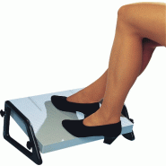 WEDO Repose-pieds Relax, hauteur et inclinaison réglables, gris - 2751