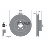 Disque de frein Textar 92099203 - poinçonné ventilé de l'intérieur Disque de frein Textar 92099203 - poinçonné ventilé de l'intérieur