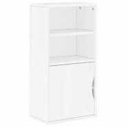Helloshop26 - Armoire latérale rustique avec étagères ouvertes 40 x 24 x 79 cm en bois massif blanc 02_0058043 - vert Bois massif 3000240367342