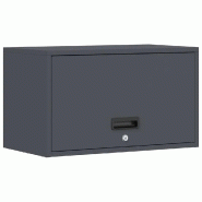 Helloshop26 - Armoire murale chic moderne garage rangement vertical 60 x 33 x 35 cm en acier anthracite 02_0052855 - vert Bois massif 3000237623499
