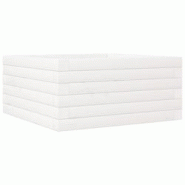Helloshop26 - Jardinière bac lit surélevé plantes fleurs terrasse jardin 50 x 50 x 23 cm bois de pin massif blanc 02_0037629 - 3000214266312 Helloshop26 - Jardinière bac lit surélevé plantes fleurs terrasse jardin 50 x 50 x 23 cm bois de pin massif blanc 02_0037629 - 3000214266312