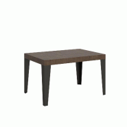Itamoby Table extensible 90X120/224 cm Noyer Flammé Structure Anthracite - marron 8058994304453