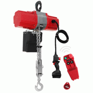 Palan à chaîne électrique sur batterie 990 kg 6 m 850 W avec télécommande sans fil - Livré avec batterie 4 Ah - Cycle de travail élevé MW Tools KT1006BR Palan à chaîne électrique sur batterie 990 kg 6 m 850 W avec télécommande sans fil - Livré avec batterie 4 Ah - Cycle de travail élevé MW Tools KT1006BR