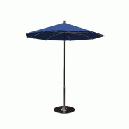 Parasol pour terrasse Pro Moorea rond Ø250cm armature + toile + housse -bleunoct