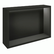 Présentoir Cage noir avec LED 56x14,5x38,4cm
