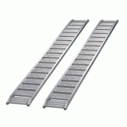 Rampes de chargement / déchargement alu - charge 1000 kg - la paire Rampes de chargement / déchargement alu - charge 1000 kg - la paire