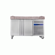 Table à pizza réfrigérée + granit 2 portes tropicalisé - PZ2600
