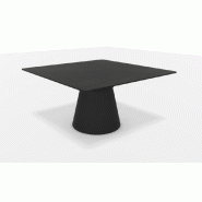 Tables modulable "ESSENS" - Piètement rond (Ø 65 cm), Carré (140 x 140 cm), Noir Tables modulable "ESSENS" - Piètement rond (Ø 65 cm), Carré (140 x 140 cm), Noir