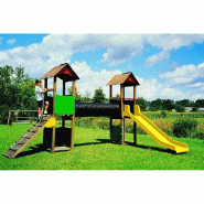 Tours de jeux en bois La Citadelle d'Elodie n°2 5 activités 6-12 ans sur platine courte - TRJXCEJN-CI02_0