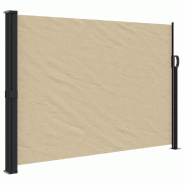 VidaXL Auvent latéral rétractable beige 140x600 cm Modèle Sirius Concept - 4004510