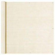 VidaXL Écran de balcon Crème 120x500 cm PEHD Modèle Soleil Azimut - beige 310930