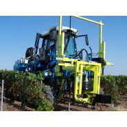Prétailleuse légère et rapide pour vignobles étroits