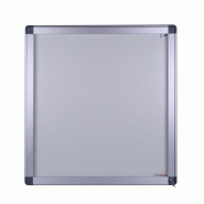 Vitrine affichage intérieure Aludra fond métallique pour 9 feuilles A4 Vitrine affichage intérieure Aludra fond métallique pour 9 feuilles A4