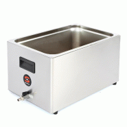 Bac 18 SmartVide 2/3 GN de 200 mm compact sans robinet pour cuiseurs à basse température d'une capacité de 18 litres | Sammic - 1180056