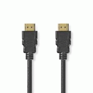 Câble Hdmi 1m Ultra-haute Vitesse Connecteur Hdmi - Connecteur Hdmi 1,00 M Noir Usage Non Intensif Nedis - 3665476012529 Câble Hdmi 1m Ultra-haute Vitesse Connecteur Hdmi - Connecteur Hdmi 1,00 M Noir Usage Non Intensif Nedis - 3665476012529