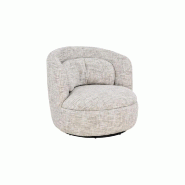 Fauteuil Chama beige -  Autre Bois Amadeus 83x85 cm - beige 3520071982618
