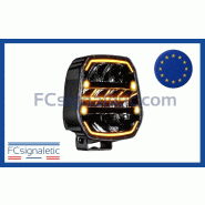 Feu LED longue portée EPIX9+ 9" strobe noir faisceau route (Powerboost) LEDSON Feu LED longue portée EPIX9+ 9" strobe noir faisceau route (Powerboost) LEDSON