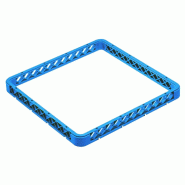GastroHero Surélévation sans compartiments pour panier de lavage 500x500 mm, bleu - EXT5050