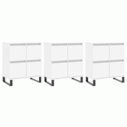 Helloshop26 - Buffet bahut commode armoire meuble de rangement organisateur cuisine salle de séjour salons 3 pcs bois d'ingénierie 02_0037001 - 3000 Helloshop26 - Buffet bahut commode armoire meuble de rangement organisateur cuisine salle de séjour salons 3 pcs bois d'ingénierie 02_0037001 - 3000