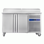 Meuble de préparation réfrigéré 2 portes avec surface en granit - SH2000800M
