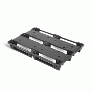 Palette plastique 1200x800 Europe emboîtable et rackable Palette plastique 1200x800 Europe emboîtable et rackable