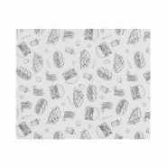 Papier ingraissable, HENDI, Motif illustration fast-food, 500 u., 200x250mm - 678268_0