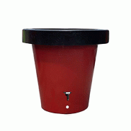 PLAST'UP ROTOMOULAGE Carré de plantation récupérateur d'eau de pluie lluvia  420l - ROUGENOIR - rouge 0036336944961