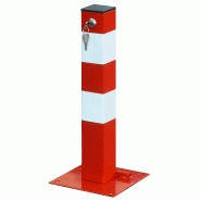 Poteau de parking de signalisation avec fermeture à clé Poteau de parking de signalisation avec fermeture à clé