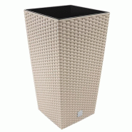 Prosperplast - Pot Rato 91,5 L avec insert, 40x40x75 cm, coloris Mocca - marron plastique ZA1030
