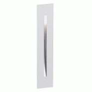 Req Lampe De Balisage Led Verticale 3,5W 3000K Cri90 Ip40 - Spot Encastrable Mural Blanc Pour Plaques De Plâtre Et Maçonnerie - Rossini Illuminazion