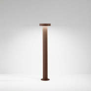Tabouret - Poteau De Jardin Led 12W, Ip65, 960 Lm, H. 60 Cm, 3000K, Aluminium Peint, Poteau Extérieur, Acier Corten - Perenz - marron 8023559550583