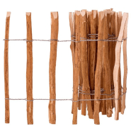 Vidaxl clôture à piquets bois de noisetier 60x500 cm 43136