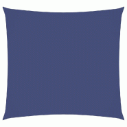 VidaXL Voile de parasol tissu oxford carré 5x5 m bleu Modèle Lumina Prestige - bleu 135526