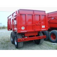 B125bv remorque agricole standard - delaplace - charge 12,5 t