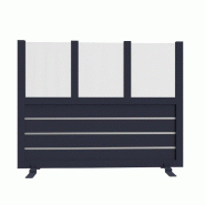 Claustra pour terrasse Standard 191x150cm - anthracite texturé