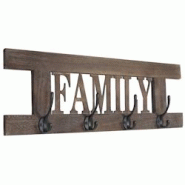 Décoshop26 - Porte-manteau mural patère en bois marron vintage avec 4 crochets 20,5x60x1,5 cm MED04049 - marron 3000168344050 Décoshop26 - Porte-manteau mural patère en bois marron vintage avec 4 crochets 20,5x60x1,5 cm MED04049 - marron 3000168344050