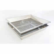 Égouttoir professionnel inox perforé type bac pour churros | Masamar EPTB80